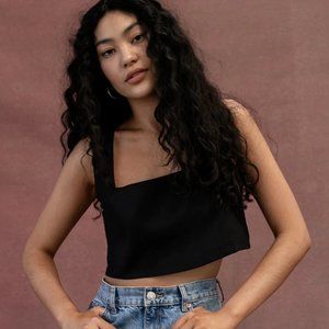 Posse Alice Cropped Top Black L